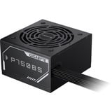 GIGABYTE P750BS enhed til strømforsyning 750 W 20+4 pin ATX ATX Sort, PC strømforsyning Sort, 750 W, 200 - 240 V, 50/60 Hz, 6 A, Aktiv, 100 W