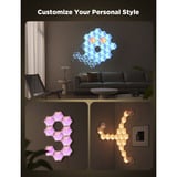 Govee Glide Hexagon Lys Paneler Ultra 7-pak, LED lys grå