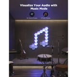 Govee Glide Hexagon Lys Paneler Ultra 7-pak, LED lys grå