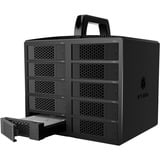 ICY BOX IB-3710-CU31, Drev kabinet Sort