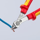 KNIPEX 78 06 125, Elektronik tænger Rød/Gul