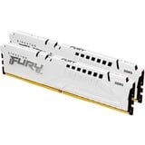 Kingston FURY FURY Beast 64GB 6400MT/s DDR5 CL32 DIMM (Sæt med 2) White EXPO, Hukommelse Hvid, 64 GB, 2 x 32 GB, DDR5, 288-pin DIMM, Hvid