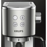Krups Virtuoso XP442C11 kaffemaskine Semi-auto Espressomaskine rustfrit stål/Sort, Espressomaskine, Malet kaffe, Sort, Rustfrit stål