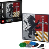 LEGO ART Harry Potter Hogwarts Crests - 31201, Bygge legetøj Byggesæt, Dreng/Pige, 18 År, 4249 stk, 1,79 kg