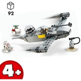 LEGO Star Wars Mando og Grogus N-1-stjernejager, Bygge legetøj Byggesæt, 4 År, Plast, 92 stk, 245 g