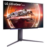LG 27GS95QX, Gaming Skærm Sort