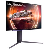 LG 27GS95QX, Gaming Skærm Sort