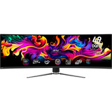 MSI MPG 491CQPDE QD-OLED Generalüberholt, Gaming Skærm Sort