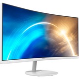 MSI PRO MP341CQW, LED-skærm Hvid