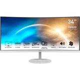 MSI PRO MP341CQW, LED-skærm Hvid