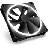 NZXT F140 RGB DUO Single 140x140x25, Sag fan Sort
