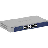 Netgear GS516-300EUS netværksswitch Ikke administreret Gigabit Ethernet (10/100/1000) Grå Ikke administreret, Gigabit Ethernet (10/100/1000), Stativ-montering