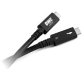 NewerTech Thunderbolt 5 / USB-C kabel Sort