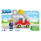 PLAYMOBIL Junior: Brandstigevogn, Bygge legetøj 
