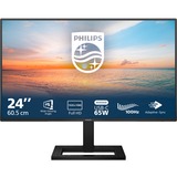 Philips 24E1N1300AE, LED-skærm Sort