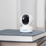 Reolink E Series E340 Sfærisk IP-sikkerhedskamera Indendørs & udendørs 2560 x 1920 pixel Skrivebord, Overvågningskamera Hvid, IP-sikkerhedskamera, Indendørs & udendørs, Kabel & trådløs, Google Assistant, Intern, 2400 - 5000 MHz