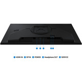 Samsung Odyssey S27HG402EU, Gaming Skærm Sort
