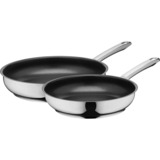 Silit Calabria pande-sæt, 24 & 28 cm, Stegepande sæt rustfrit stål/Sort