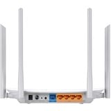 TP-Link Archer C50 trådløs router Hurtigt ethernet Dual-band (2,4 GHz / 5 GHz) 4G Hvid Blå/grå, Wi-Fi 5 (802.11ac), Dual-band (2,4 GHz / 5 GHz), Ethernet LAN, 4G, Hvid, Bordplade router