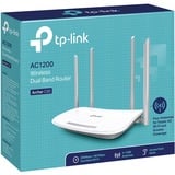 TP-Link Archer C50 trådløs router Hurtigt ethernet Dual-band (2,4 GHz / 5 GHz) Hvid Blå/grå, Wi-Fi 5 (802.11ac), Dual-band (2,4 GHz / 5 GHz), Ethernet LAN, Hvid, Bordplade router