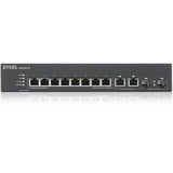 Zyxel GS2220-10-EU0101F netværksswitch Administreret L2 Gigabit Ethernet (10/100/1000) Sort Administreret, L2, Gigabit Ethernet (10/100/1000), Stativ-montering