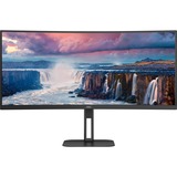 AOC CU34V5C/BK, LED-skærm Sort