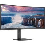AOC V5 CU34V5C/BK computerskærm 86,4 cm (34") 3440 x 1440 pixel Wide Quad HD LED Sort, LED-skærm Sort, 86,4 cm (34"), 3440 x 1440 pixel, Wide Quad HD, LED, 4 ms, Sort