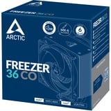 ARCTIC ACFRE00122A, CPU køler aluminium/Sort