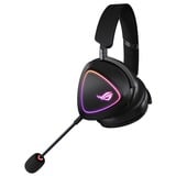 ASUS ROG DELTA II Headset Kabel & trådløs Spil USB Type-C Bluetooth Sort, Gaming headset Sort, Kabel & trådløs, Spil, 20 - 20000 Hz, 315 g, Headset, Sort