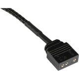 Alphacool Y-kabel splitter aRGB 3-pin til 2x 3-pin, 30 cm Sort