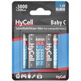 Ansmann 5035302 husholdningsbatteri C Nikkel-Metalhydrid (NiMH) C, Nikkel-Metalhydrid (NiMH), 2 stk, 3000 mAh