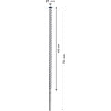Bosch Expert SDS Max-8X Hammer drill bit 1 stk, Boremaskine Borehammer, Hammer drill bit, 2,5 cm, 720 mm, Beton, Sten, 60 cm