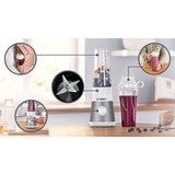 Bosch VitaPower MMB2111T blender 0,6 L Blender til madlavning 450 W Sølv, Stander rørmaskine Sølv/Hvid, Blender til madlavning, 0,6 L, 0,8 m, 450 W, Sølv