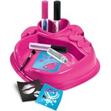 Clementoni Crazy Chic Midlertidige Tatovering Kits, Klippe og klistre Flerfarvet, 6 År, Blå, Grøn, Sølv, 55 mm, 230 mm, 250 mm