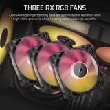 Corsair iCUE LINK TITAN 360 RX RGB Renoveret, Vandkøling Sort
