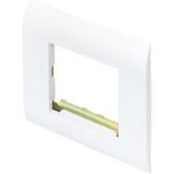 Digitus 80 x 80 mm ramme til dæksler og frontplader, Blænde Hvid