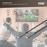 Digitus AK-330125-300-S, Kabel Sort