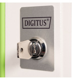 Digitus Glasfrontdør til 19" 9U vægboks Unique-serien, Frontpanel grå