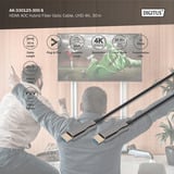 Digitus HDMI AOC hybrid fiberoptisk kabel, UHD 4K Sort