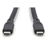 Digitus USB4 Gen 3x2 silikone forbindelseskabel USB-C > USB-C Sort