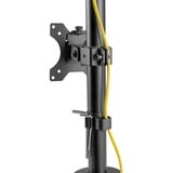 Digitus Universal dobbelt skærmholder, Skærmbeslag Sort