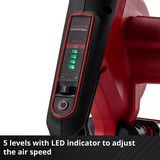 EINHELL Power X-Change Akku-blæser TE-CB 18/270 Li - Solo, 18 Volt Rød/Sort