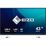 EIZO FlexScan EV4340X, LED-skærm Sort
