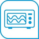 Emsa 508543 enhed til madopbevaring Rektangulær Kasse 1,5 L Transparent 1 stk, Boks gennemsigtig/Blå, Kasse, Rektangulær, 1,5 L, Transparent, Tyskland, 121 mm