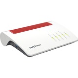 FRITZ! 7590 AX Trådløse Routere, Mesh router Box 7590 AX, Wi-Fi 6 (802.11ax), Dual-band (2,4 GHz / 5 GHz), Ethernet LAN, ADSL2 +, Hvid, Bordplade router