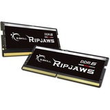 G.Skill Ripjaws F5-4800S3838A16GX2-RS hukommelsesmodul 32 GB 2 x 16 GB DDR5 4800 Mhz Sort, 32 GB, 2 x 16 GB, DDR5, 4800 Mhz, 262-pin SO-DIMM