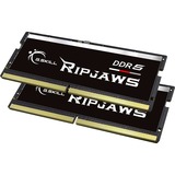 G.Skill Ripjaws F5-4800S3838A16GX2-RS hukommelsesmodul 32 GB 2 x 16 GB DDR5 4800 Mhz Sort, 32 GB, 2 x 16 GB, DDR5, 4800 Mhz, 262-pin SO-DIMM