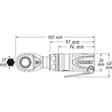 Hazet 9023M-1, Schlagskruemaskine Sort