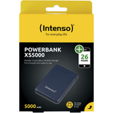 Intenso XS5000 Lithium polymer (LiPo) 5000 mAh Blå, Power Bank Blå, 5000 mAh, Lithium polymer (LiPo), Blå