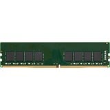 Kingston KCP432ND8/32 hukommelsesmodul 32 GB 1 x 32 GB DDR4 3200 MT/s 288-pin DIMM Grøn, 32 GB, 1 x 32 GB, DDR4, 288-pin DIMM